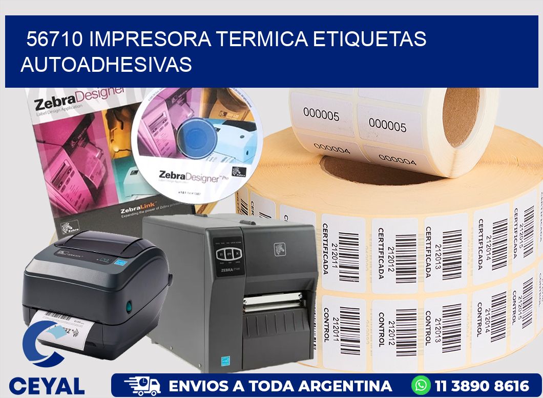56710 Impresora termica etiquetas autoadhesivas