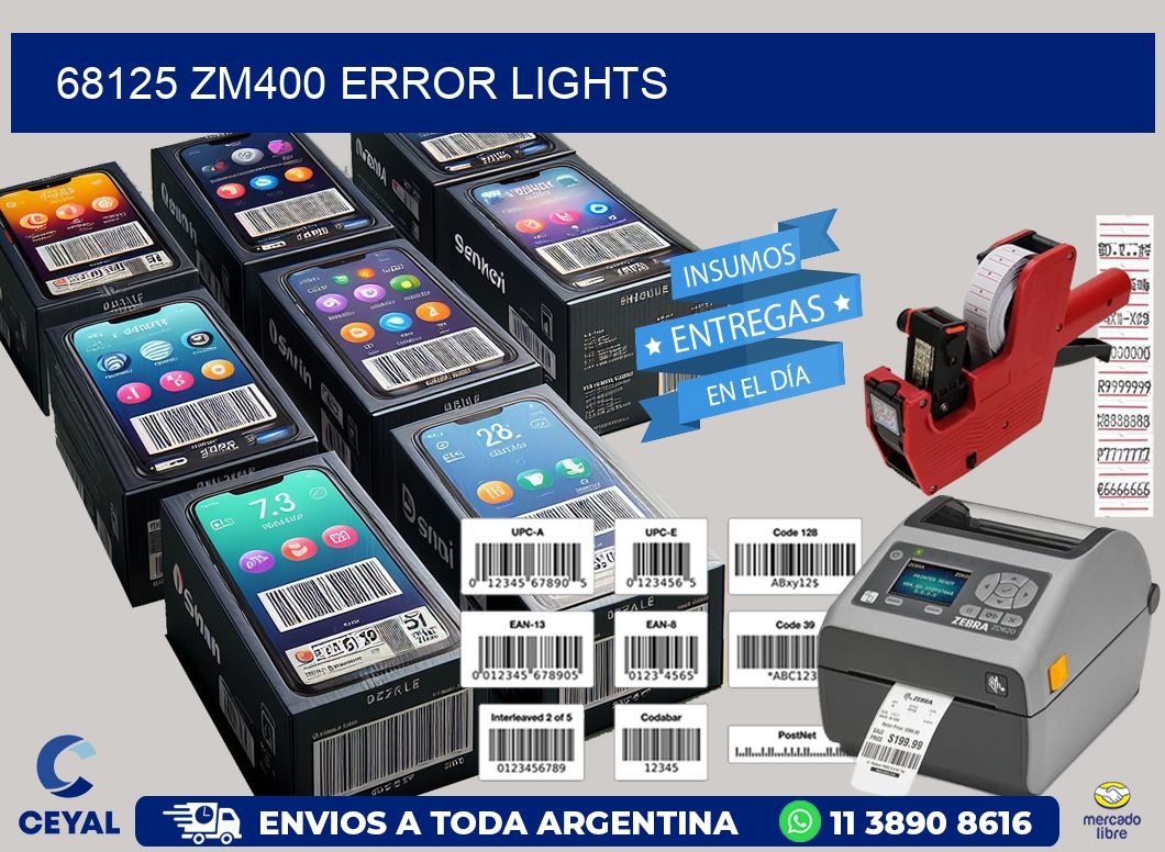 68125 ZM400 error lights