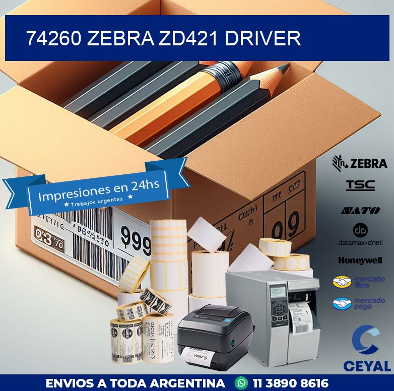 74260 Zebra ZD421 driver