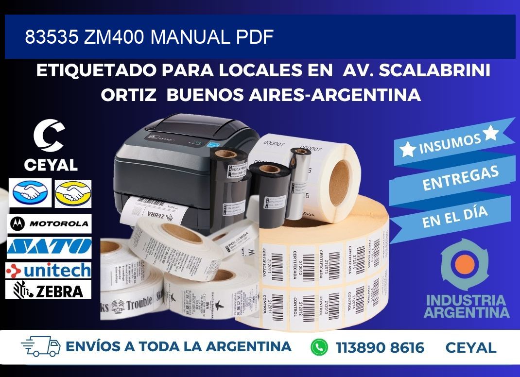 83535 ZM400 manual PDF