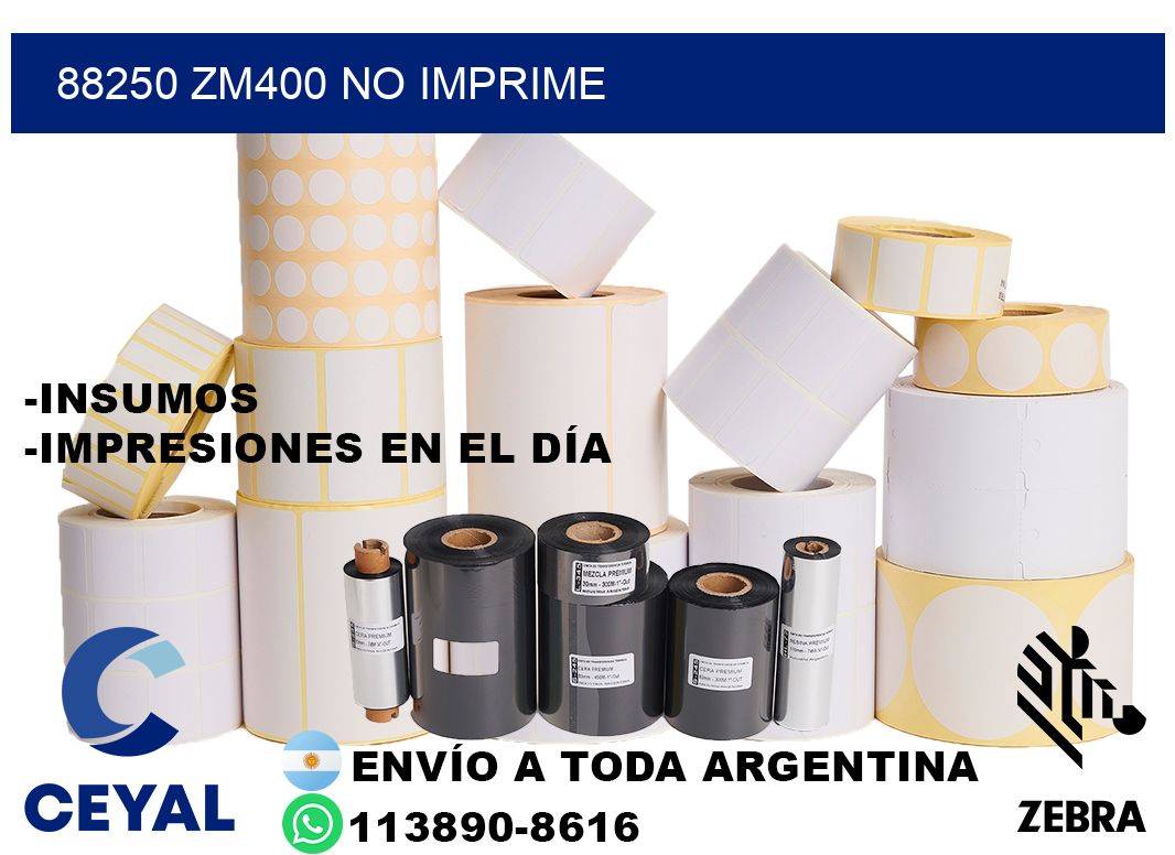 88250 ZM400 no imprime