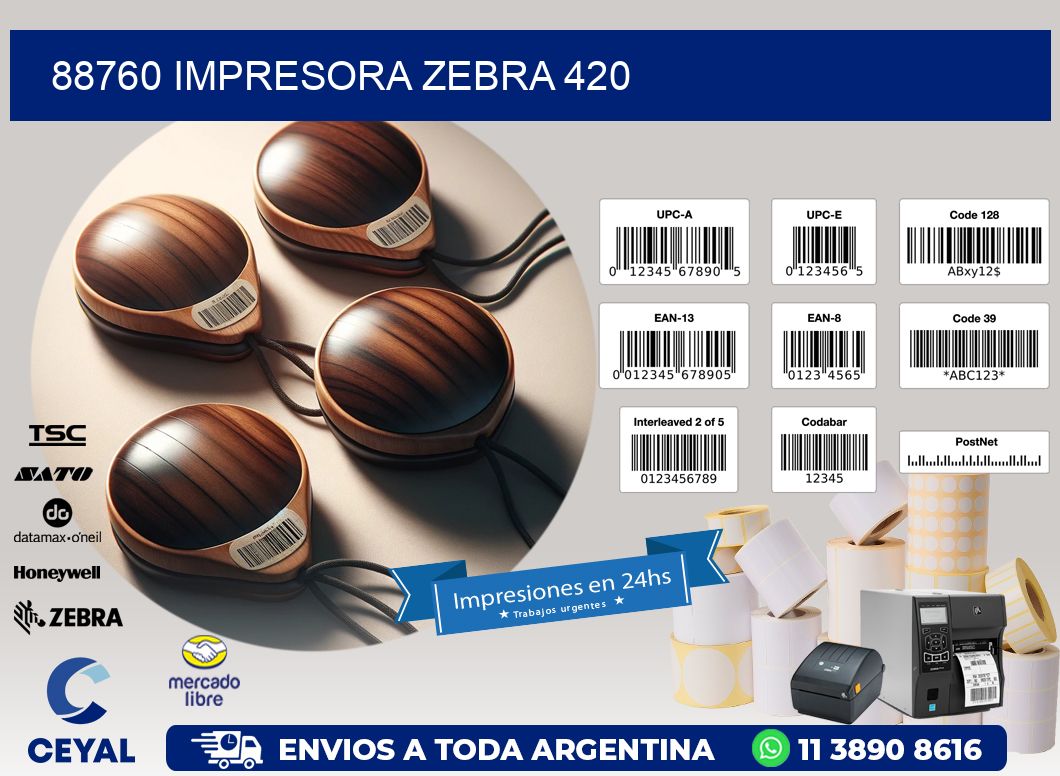 88760 impresora zebra 420