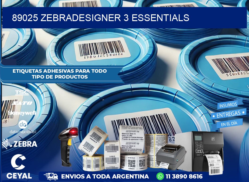89025 ZebraDesigner 3 Essentials