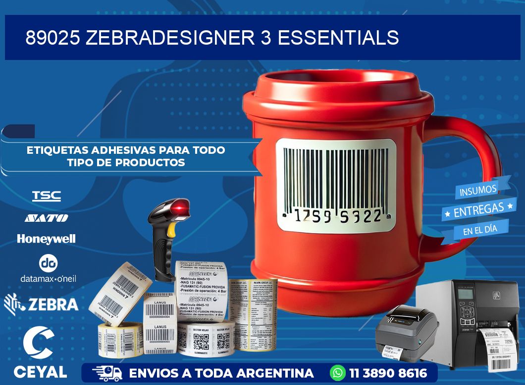 89025 ZebraDesigner 3 Essentials
