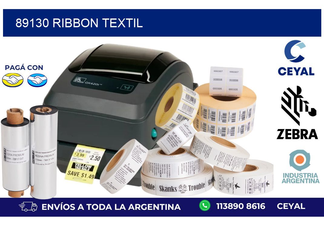 89130 ribbon textil