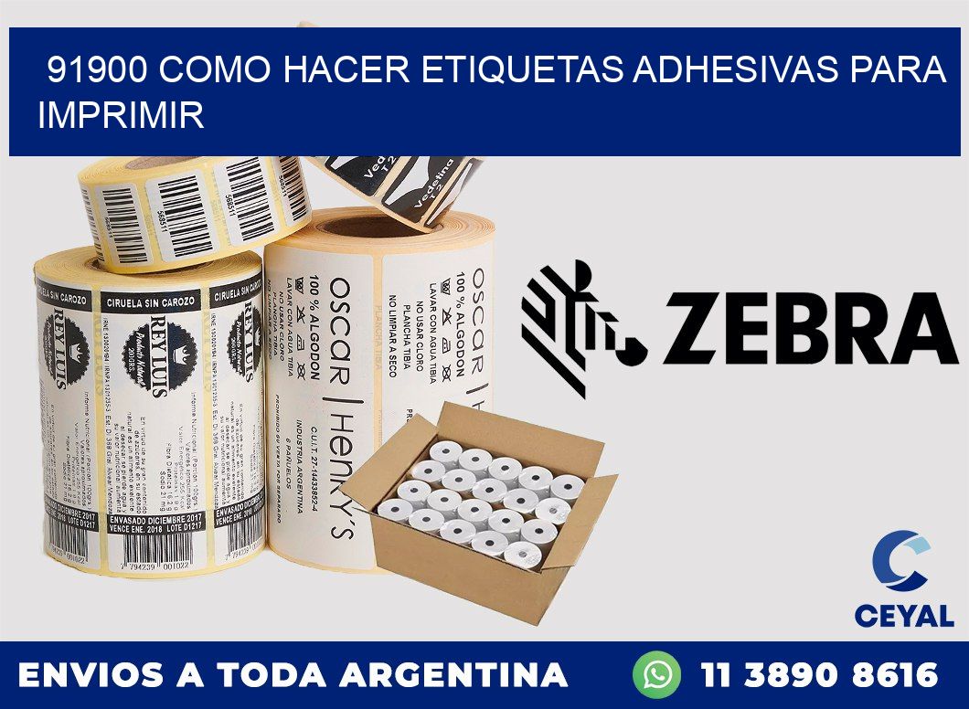 91900 Como hacer etiquetas adhesivas para imprimir