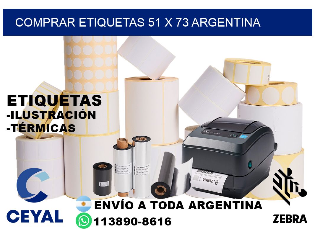 Comprar etiquetas 51 x 73 argentina