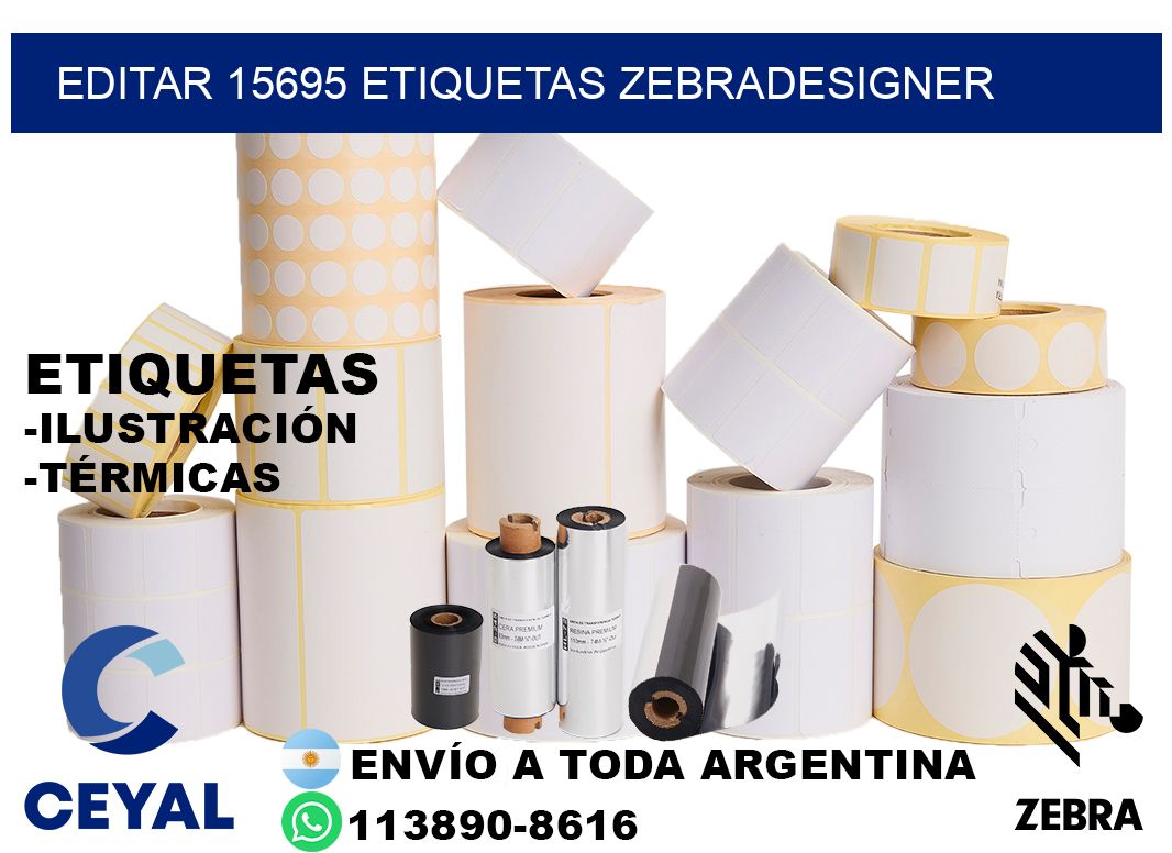 EDITAR 15695 ETIQUETAS ZEBRADESIGNER