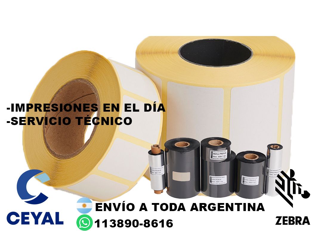 Poliamida  y etiquetas 55 x 48 argentina