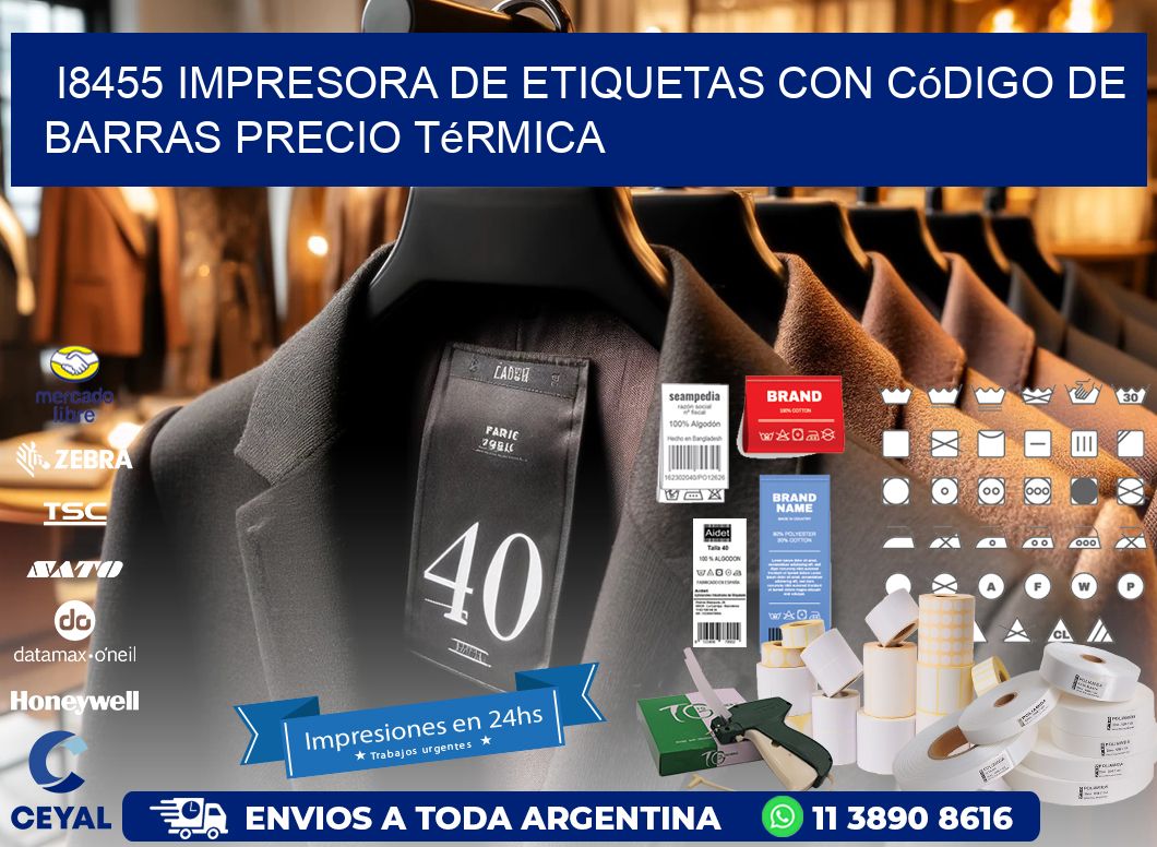 i8455 impresora de etiquetas con código de barras precio térmica
