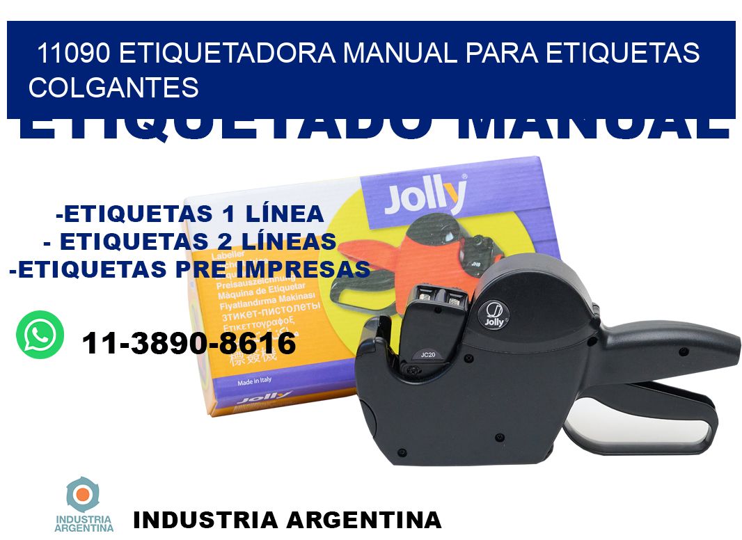 11090 etiquetadora manual para etiquetas colgantes