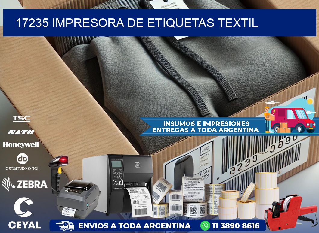 17235 Impresora de etiquetas textil
