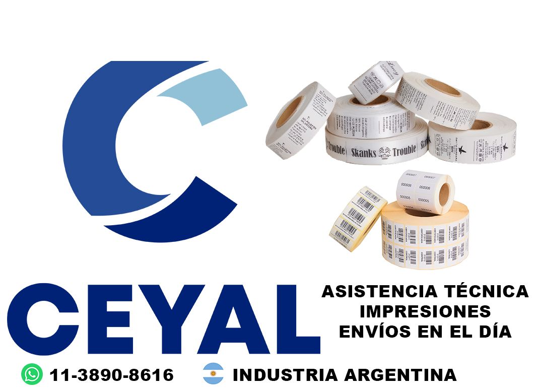 190 etiquetas ribbon argentina