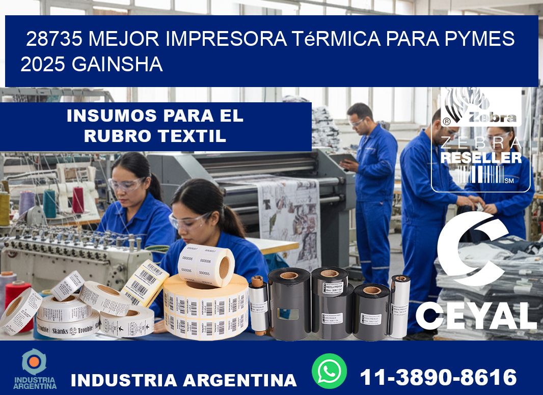 28735 mejor impresora térmica para pymes 2025 GAINSHA