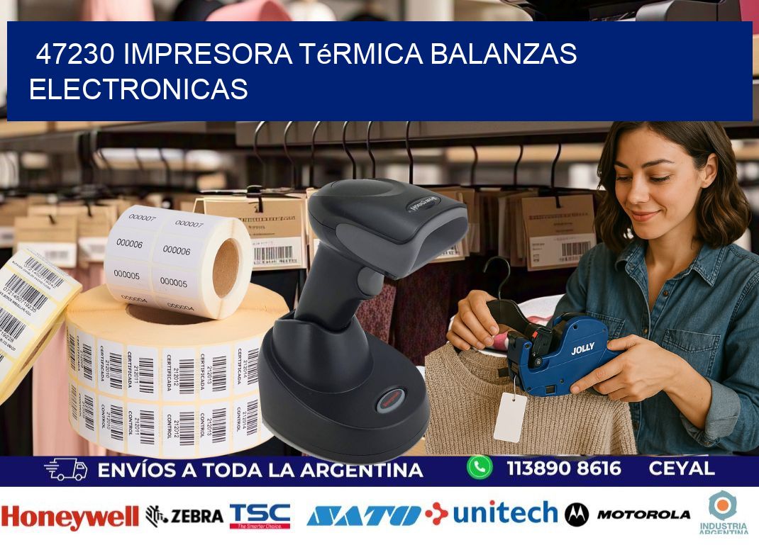 47230 impresora térmica balanzas electronicas