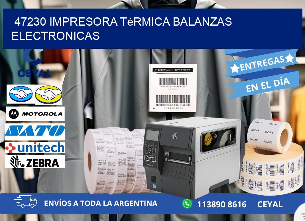 47230 impresora térmica balanzas electronicas