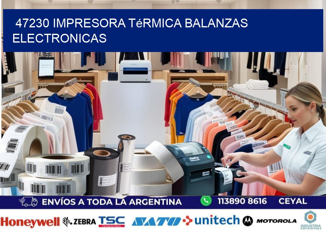 47230 impresora térmica balanzas electronicas