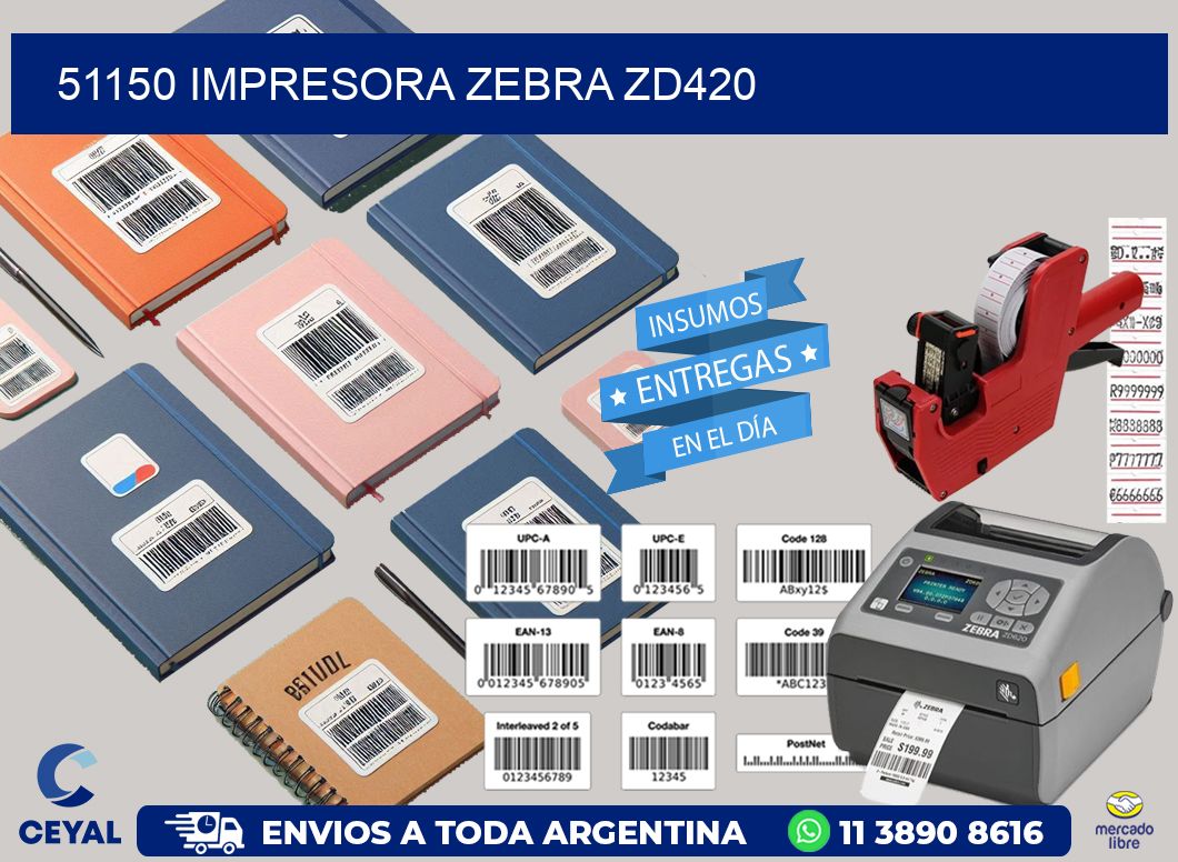 51150 Impresora Zebra ZD420