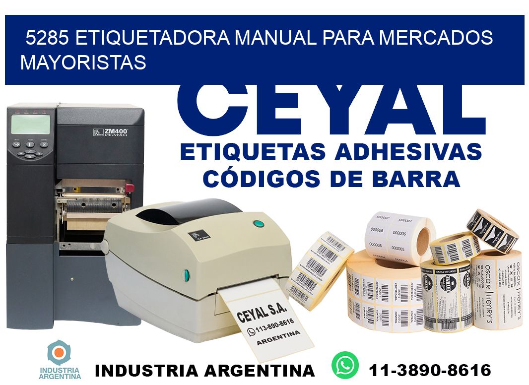 5285 etiquetadora manual para mercados mayoristas
