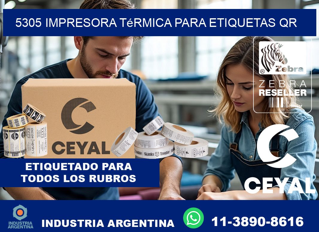 5305 impresora térmica para etiquetas QR