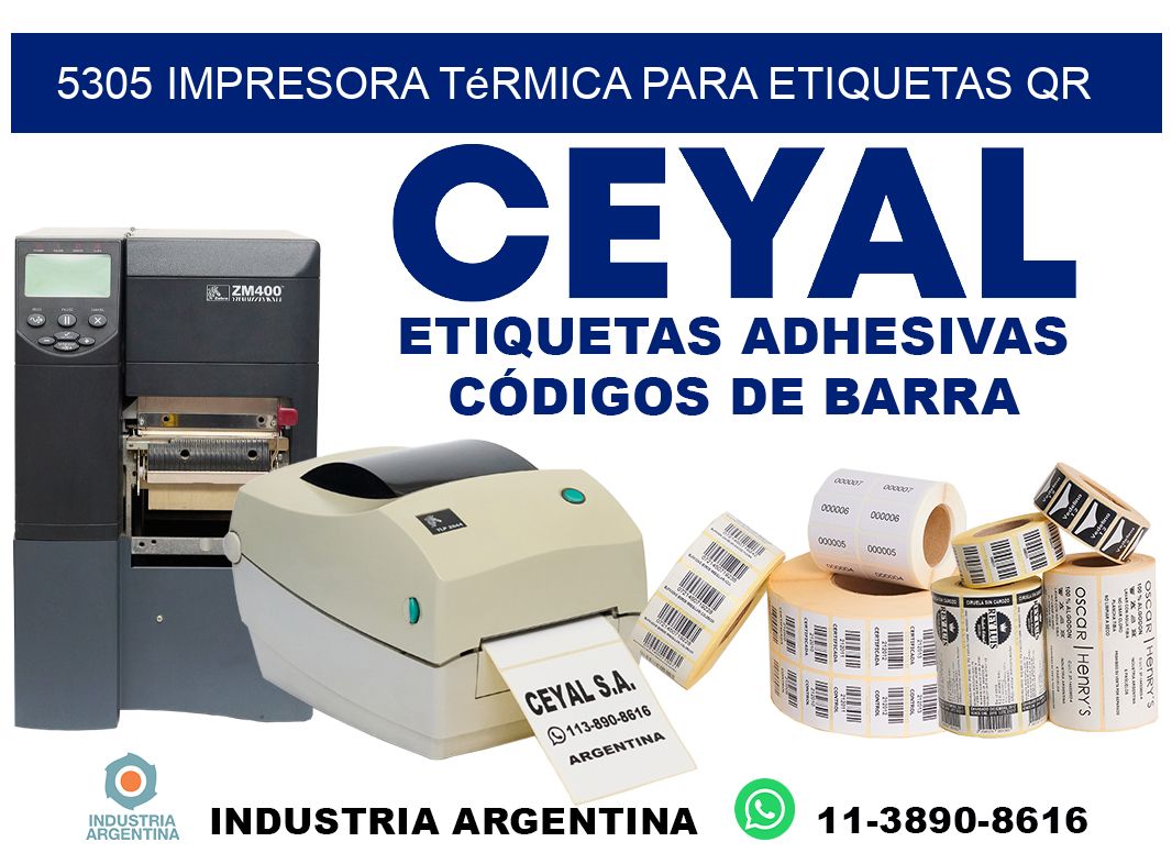 5305 impresora térmica para etiquetas QR