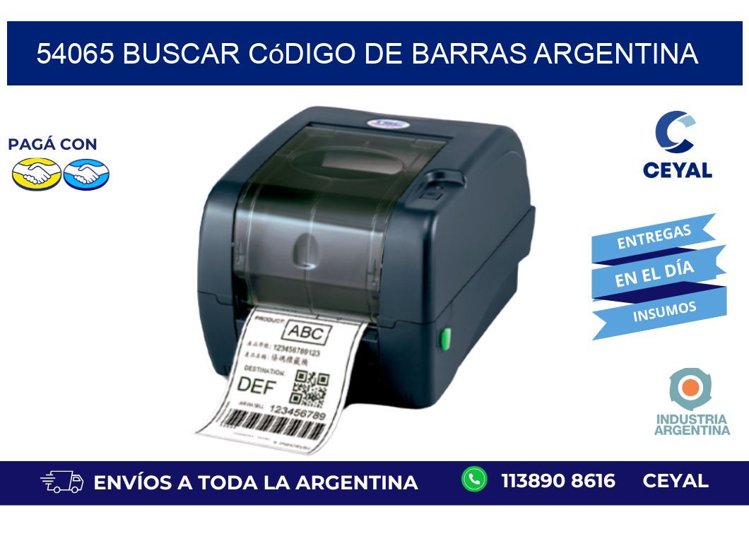 54065 Buscar código de barras Argentina