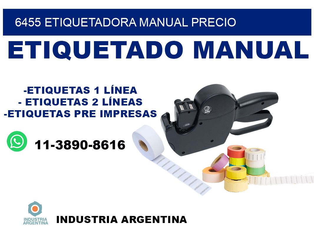 6455 etiquetadora manual precio