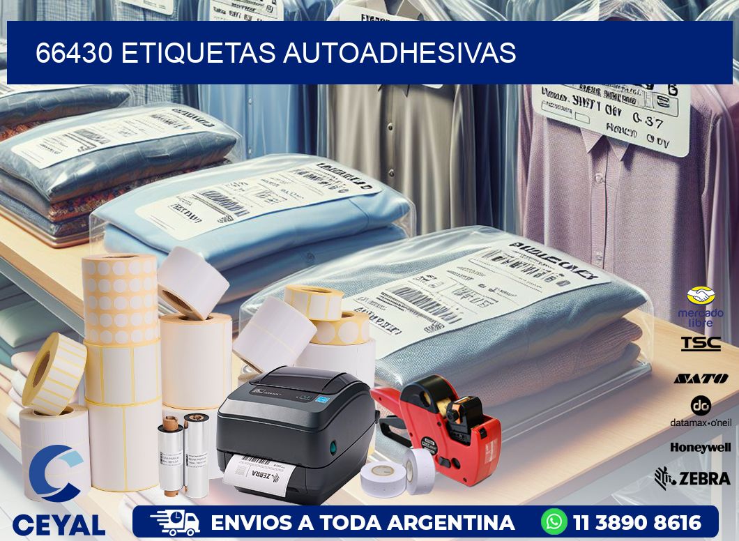 66430 Etiquetas autoadhesivas