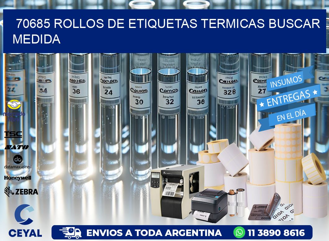70685 rollos de etiquetas termicas buscar medida