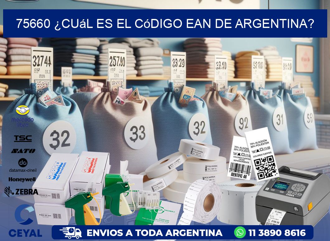 75660 ¿Cuál es el código EAN de Argentina?