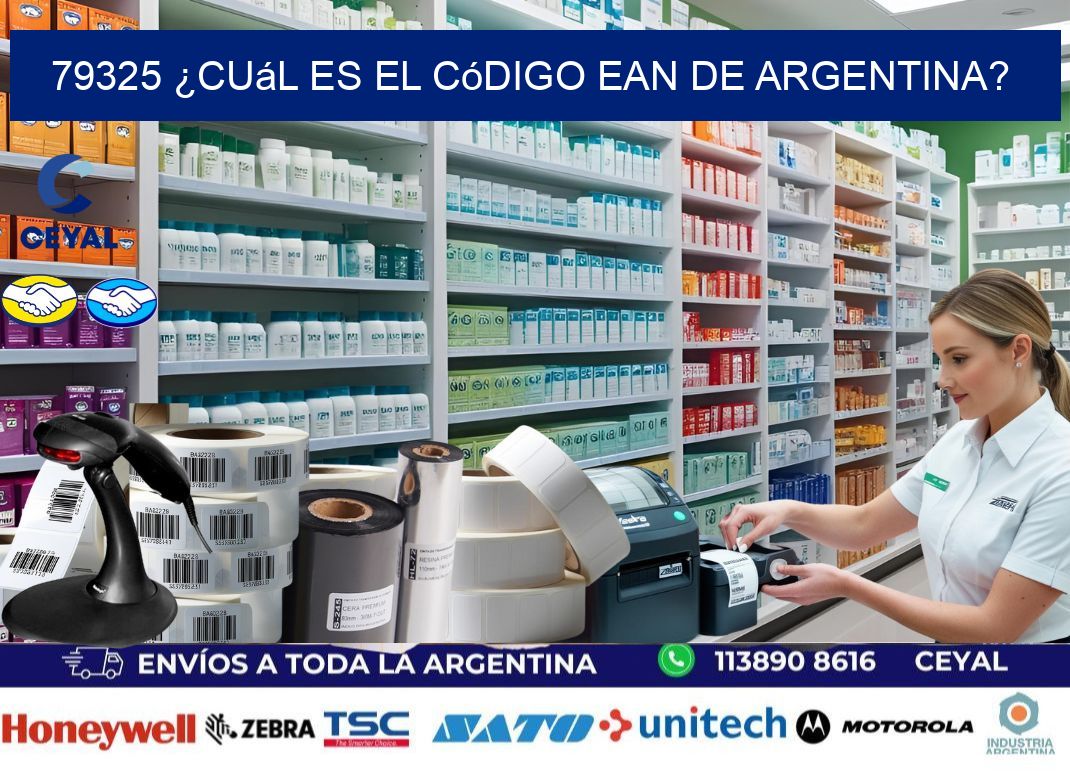 79325 ¿Cuál es el código EAN de Argentina?