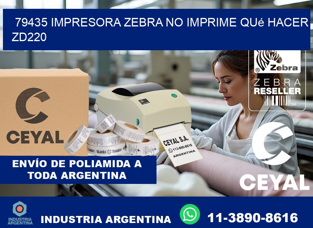 79435 impresora zebra no imprime qué hacer ZD220