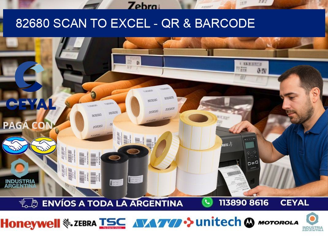 82680 Scan to Excel – QR & Barcode