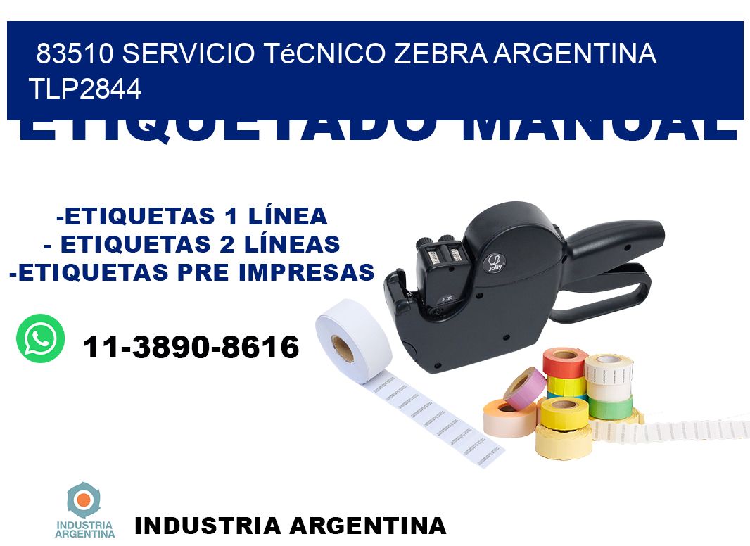 83510 servicio técnico zebra argentina TLP2844