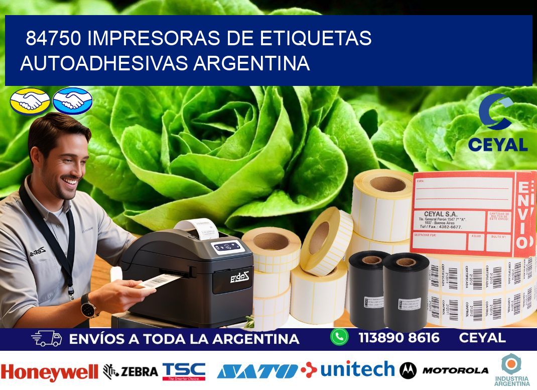 84750 Impresoras de etiquetas autoadhesivas argentina