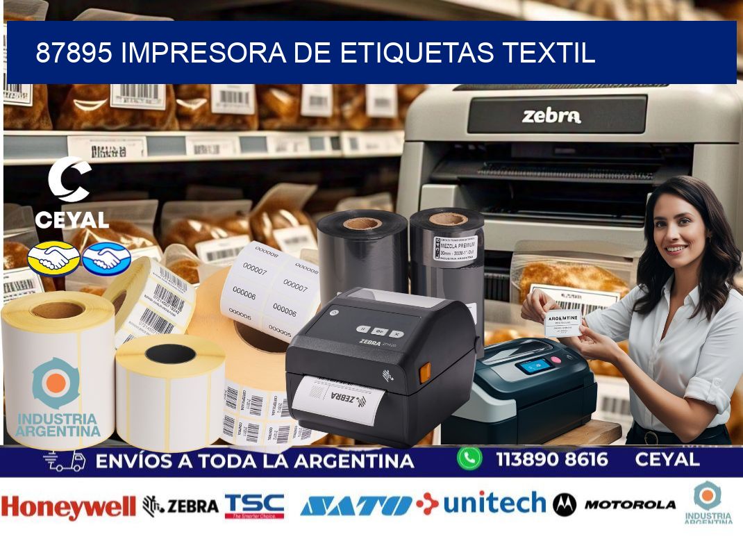 87895 Impresora de etiquetas textil