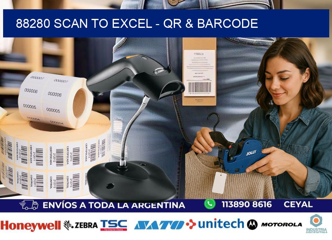 88280 Scan to Excel - QR & Barcode