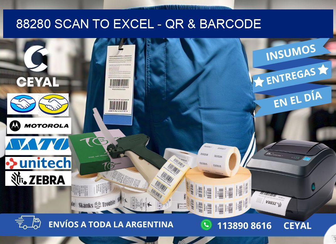 88280 Scan to Excel - QR & Barcode