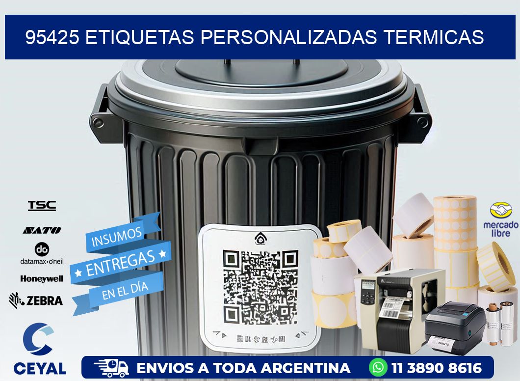 95425 Etiquetas personalizadas termicas
