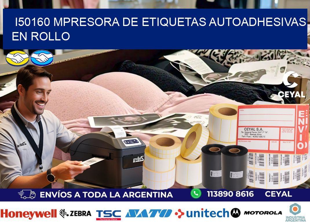 I50160 mpresora de etiquetas autoadhesivas en rollo