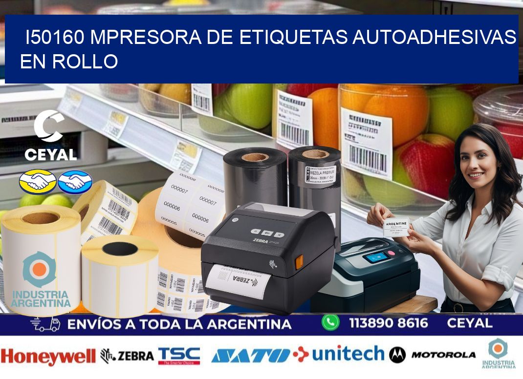 I50160 mpresora de etiquetas autoadhesivas en rollo