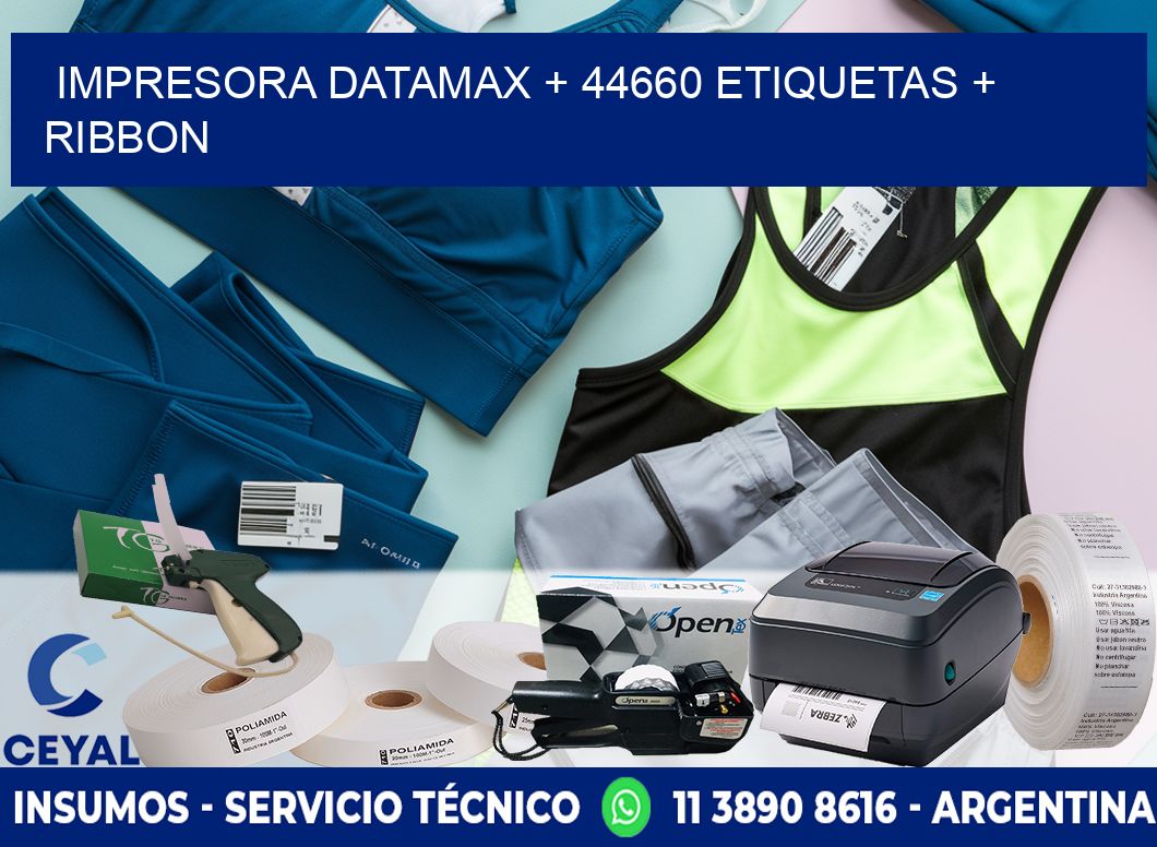 impresora DATAMAX + 44660 etiquetas + ribbon