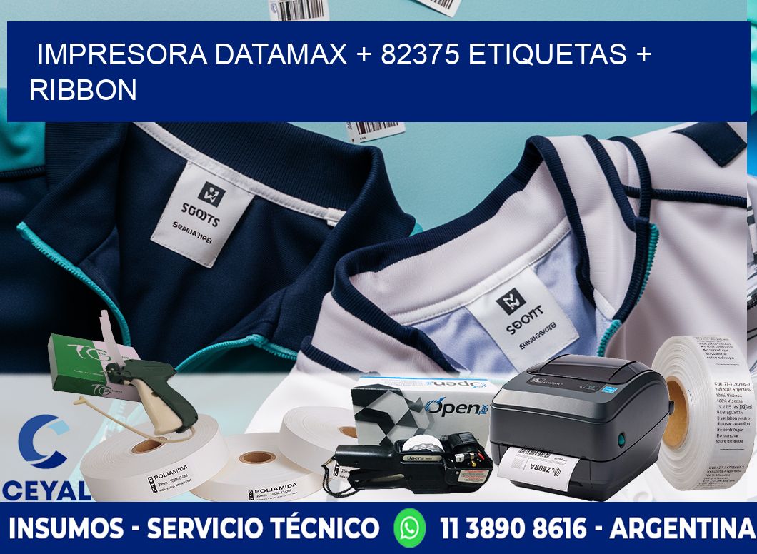 impresora DATAMAX + 82375 etiquetas + ribbon