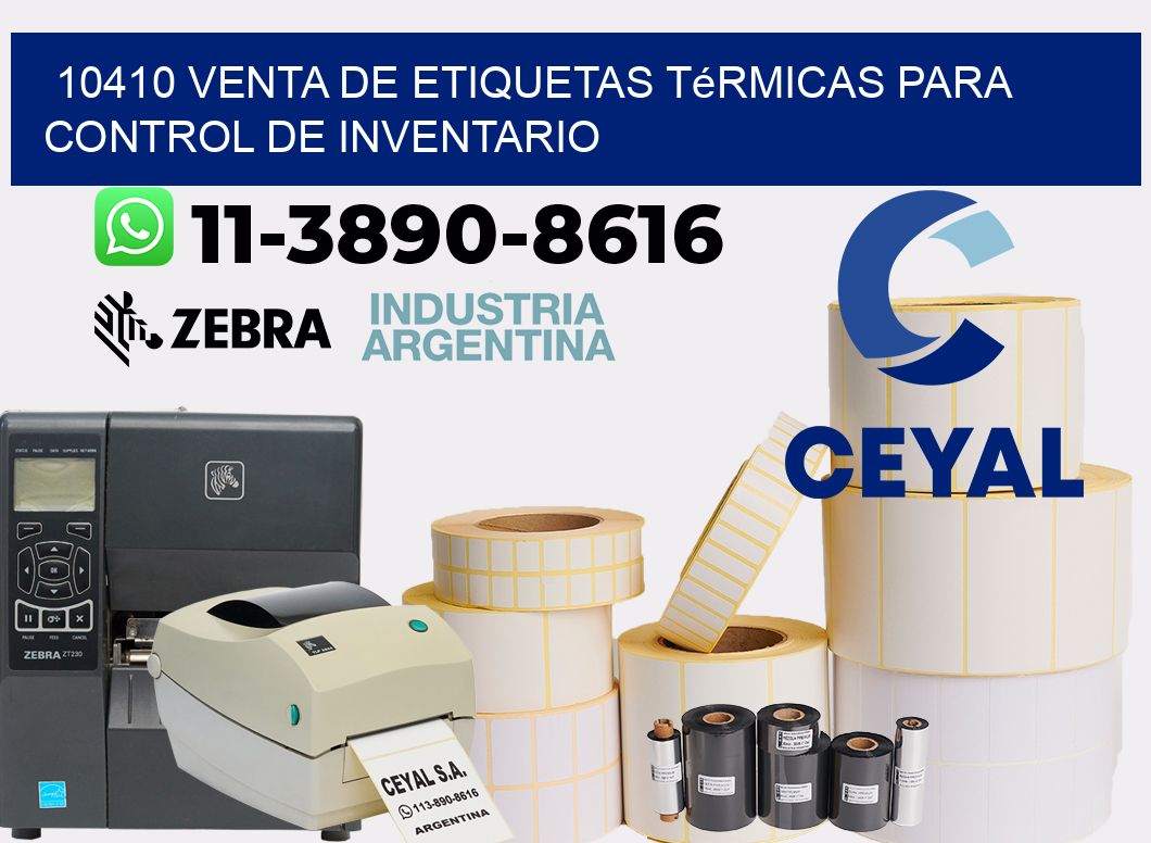 10410 venta de etiquetas térmicas para control de inventario