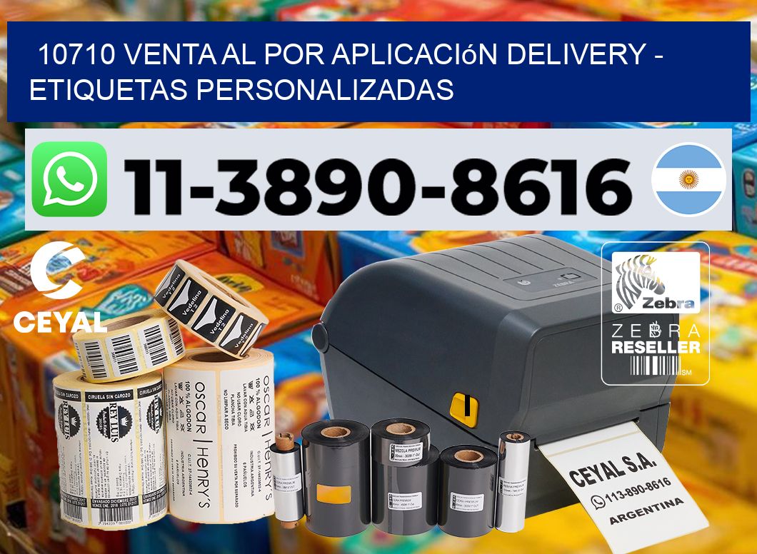 10710 Venta al Por Aplicación delivery – Etiquetas Personalizadas