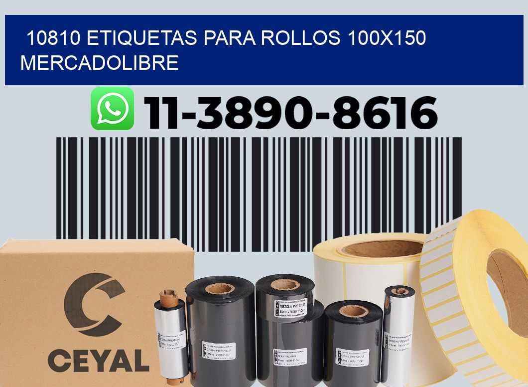 10810 etiquetas para rollos 100x150 mercadolibre