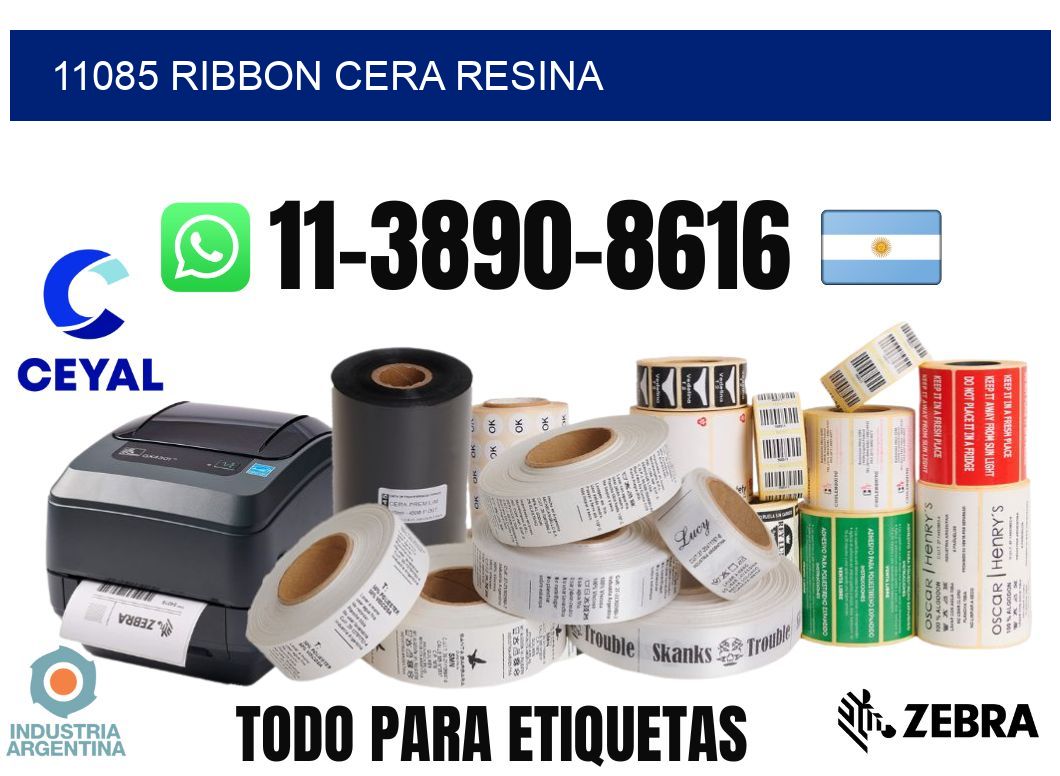 11085 ribbon cera resina