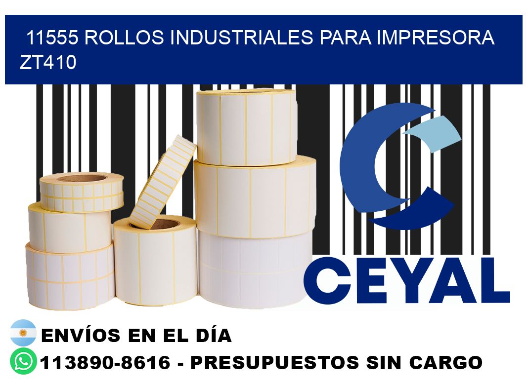11555 rollos industriales para impresora zt410
