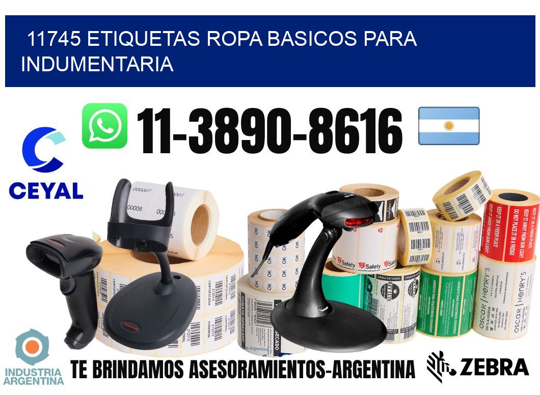11745 Etiquetas ropa basicos para indumentaria