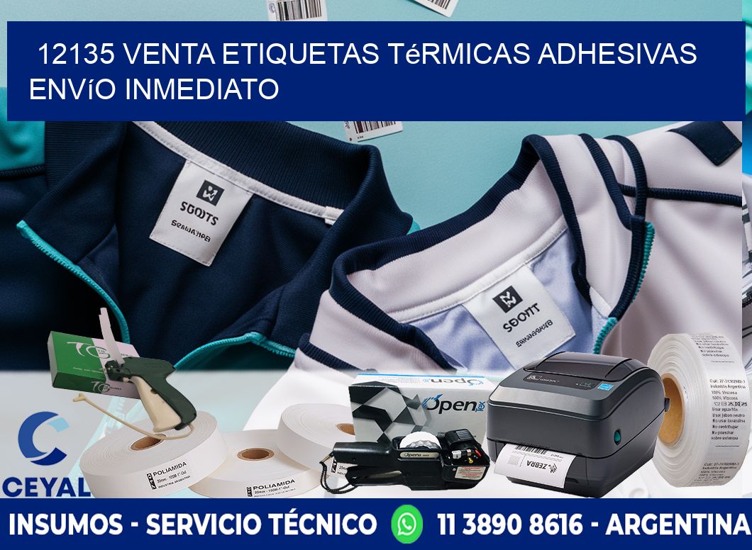 12135 venta etiquetas térmicas adhesivas envío inmediato